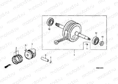 E-12 CRANKSHAFT / PISTON