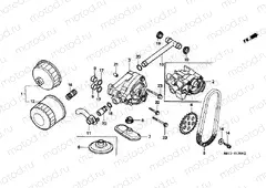 E-12 OIL FILTER / OIL PUMP