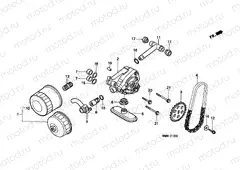 E-12 OIL FILTER/OIL PUMP