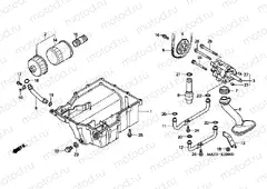 E-12 OIL PUMP / OIL TANK / OIL FILTER