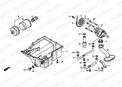 E-12 OIL PUMP / OIL TANK / OIL FILTER