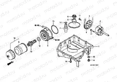 E-12 OIL TANK / OIL PUMP
