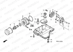 E-12 OIL TANK / OIL PUMP