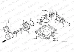 E-12 OIL TANK / OIL PUMP