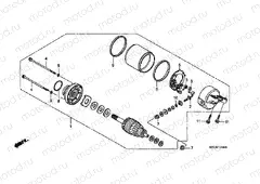 E-12 STARTER ENGINE (XL125V1 / 2/3/4/5/6)