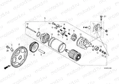 E-12 STARTER MOTOR