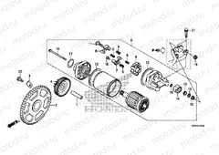 E-12 STARTER MOTOR