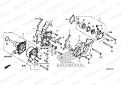 E-12 WATER PUMP / CLUTCH CYLINDER