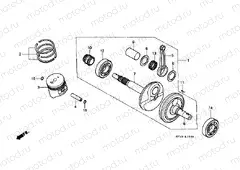 E-13 CRANKSHAFT / PISTON