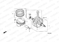 E-13 CRANKSHAFT/PISTON