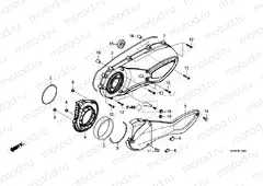 E-13 LEFT CRANKCASE COVER