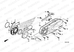 E-13 LEFT CRANKCASE COVER