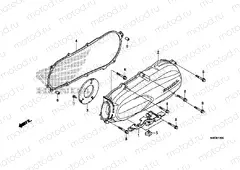 E-13 LEFT CRANKSHAFT COVER
