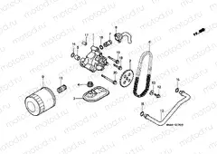 E-13 OIL FILTER / OIL PUMP
