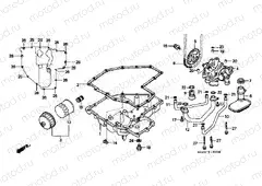 E-13 OIL PUMP / OIL TANK / OIL FILTER