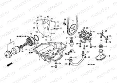 E-13 OIL TANK / OIL PUMP