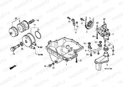 E-13 OIL TANK / OIL PUMP