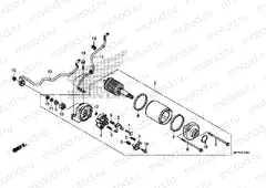 E-13 STARTER MOTOR