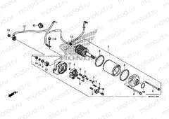E-13 STARTER MOTOR