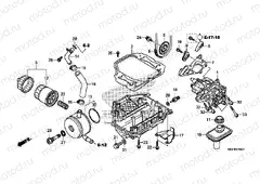 E-14-1 OIL PUMP (VFR1200XD / XDA / XDL / XDS)