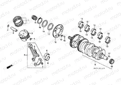 E-14 CRANKSHAFT / PISTON