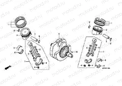 E-14 CRANKSHAFT / PISTON