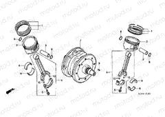 E-14 CRANKSHAFT / PISTON
