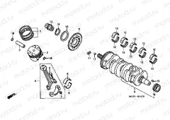 E-14 CRANKSHAFT / PISTON
