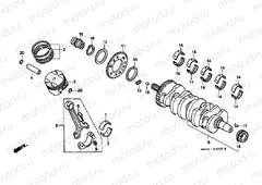 E-14 CRANKSHAFT / PISTON
