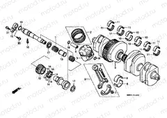 E-14 CRANKSHAFT / PISTON