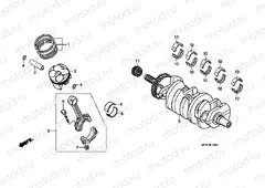 E-14 CRANKSHAFT / PISTON