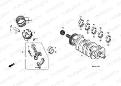 E-14 CRANKSHAFT / PISTON