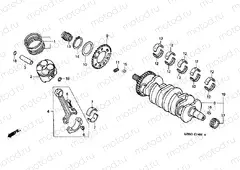 E-14 CRANKSHAFT / PISTON