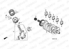E-14 CRANKSHAFT / PISTON