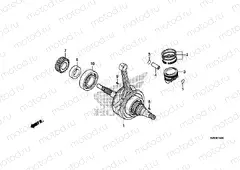 E-14 CRANKSHAFT / PISTON