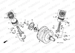 E-14 CRANKSHAFT/PISTON