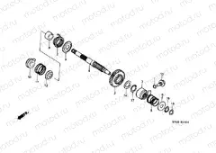 E-14 DRIVE SHAFT AXLE
