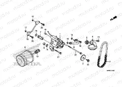 E-14 OIL FILTER / OIL PUMP