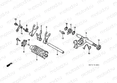 E-14 TRANSMISSION DRUM / CLUTCH FORK