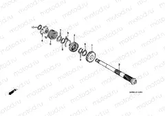 E-15-1 DRIVE SHAFT SHAFT (Z50JM / JN / JP / JT)