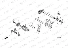 E-15-1 TRANSMISSION DRUM (CGR125SHA, B)