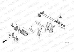 E-15-1 TRANSMISSION DRUM (GLH125SH)