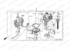 E-15 CARBURETOR (CB125TDC / TDE)