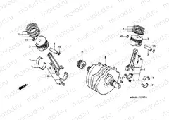 E-15 CRANKSHAFT / PISTON
