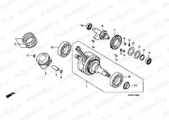 E-15 CRANKSHAFT / PISTON
