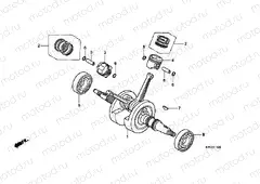 E-15 CRANKSHAFT / PISTON