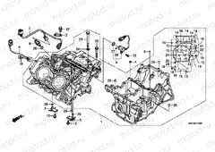 E-15 CRANKSHAFT (VFR1200X / XA / XL)