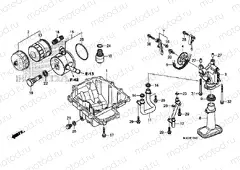 E-15 OIL TANK / OIL PUMP