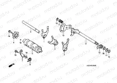E-15 TRANSMISSION DRUM (CGR125SH5,8)
