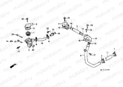 E-15 WATER PIPE / THERMOSTAT